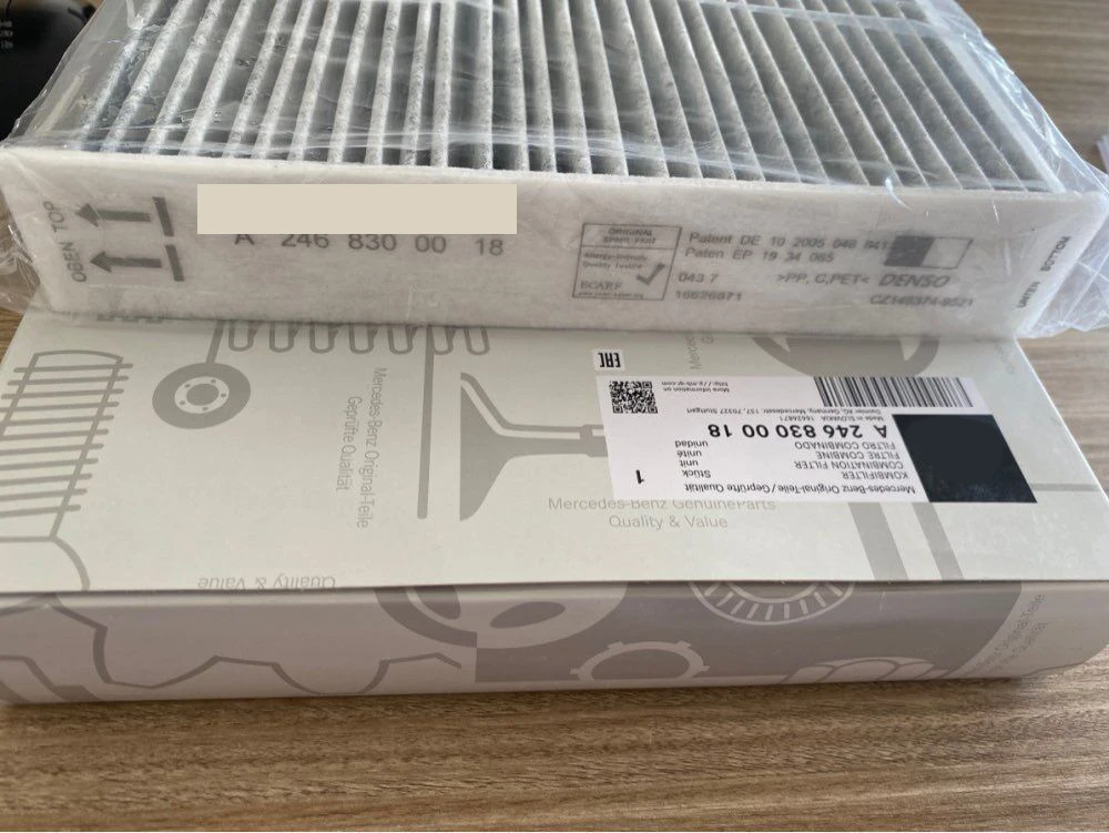 Cabin Air Filter for W246 B180 B200 CDI 2468300018 A2468300018 A2468300119 2468300218