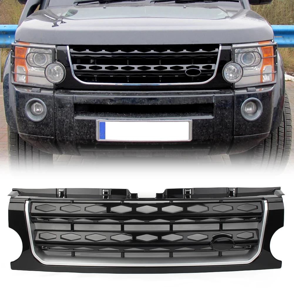 

Car Front Grille Grill For Land Rover Discovery 3 LR3 2005 2006 2007 2008 2009 ABS Plastic