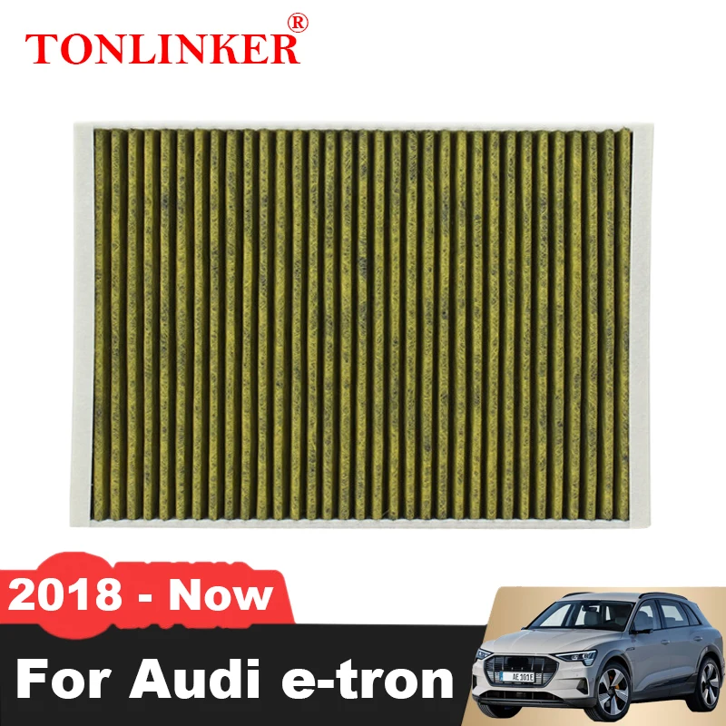 TONLINKER Cabin Filter For Audi e tron e-tron Sportback 71kWh 95kWh 55quattro 4WD 2018 2019 2020 2021 2022-Now Car Accessories