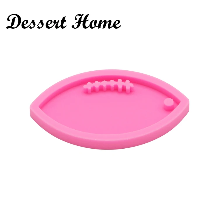 DY0090 DIY epoxy resin molds Rugby baseball basketball shape silicone mold for keychains Jewelry Making Accessories Tools