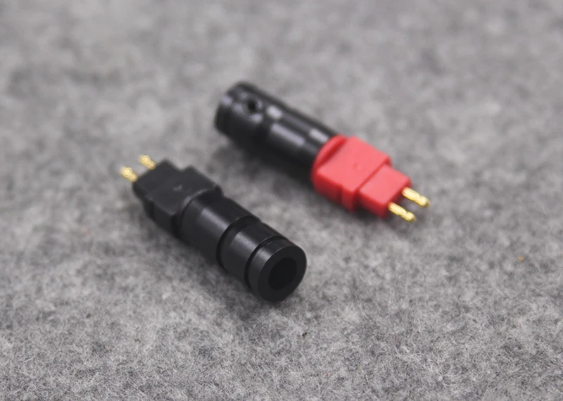 Satu Pasang Emas HD650 Headphone Plug untuk DIY HD650 HD600 HD545 HD56 HD580 HD525 Headphone Kabel