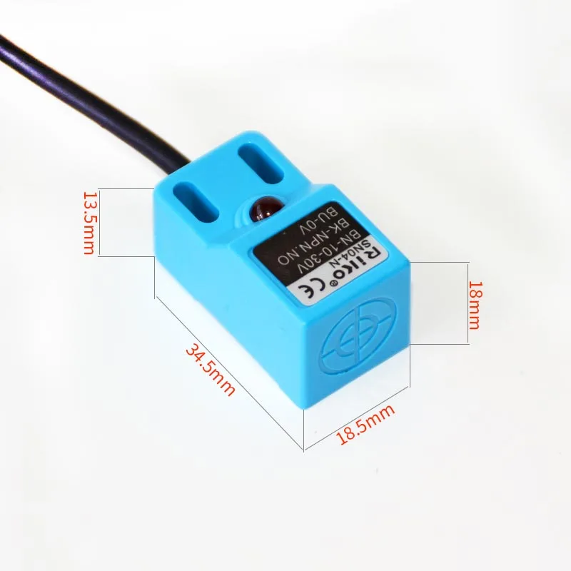 1PC New Engraving Machine SN04-4 Near Switch Square Photoelectric Induction Switch Metal Induction Stroke