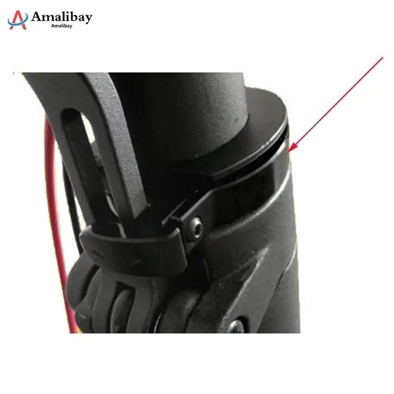 Xiaomi Mijia M365 حلقة حماية للسكوتر الكهربائي ، أنبوب أمامي قابل للطي ، قفل دائري ، قطع غيار