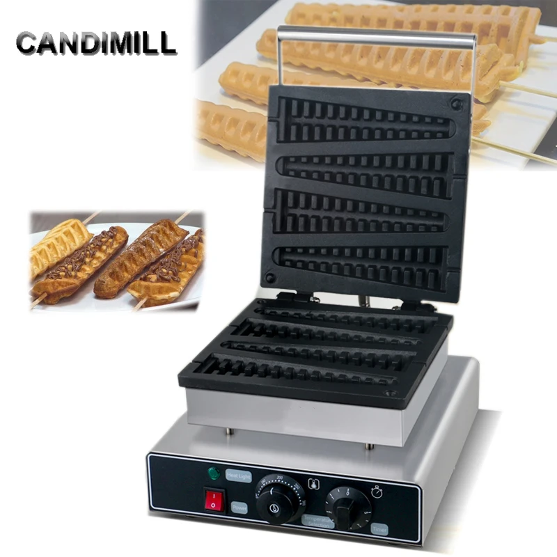 Tree Shape Stick Waffle Maker 110V/220V Commercial Lolly Waffle Baker Christmas Tree Waffle Machine Snack equipment