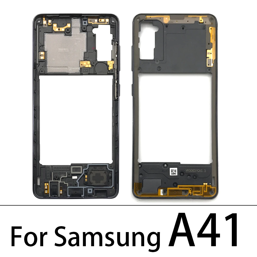 Middle Frame Bezel Middle Plate Replacement Parts For Samsung A21S A217F A31 A315F A41 A415F A70S Mid Housing Case Button Key