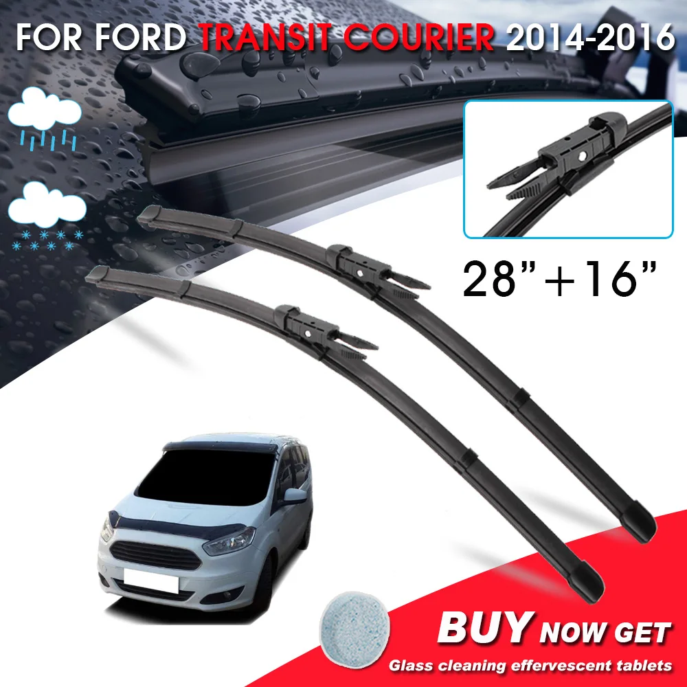 BROSHOO Car Window Windshield Wipers Blade For Ford Transit courier 28