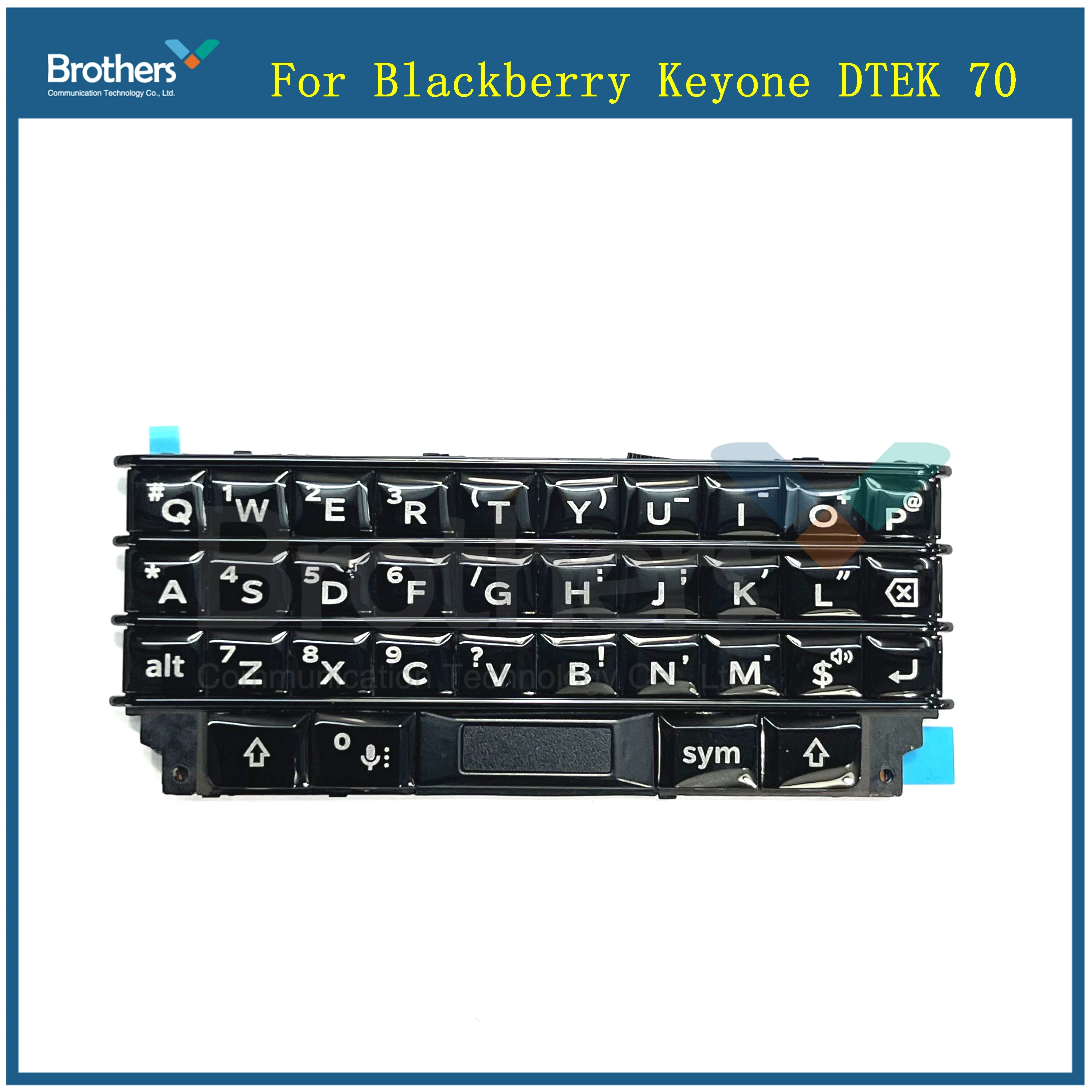 Nwe oryginalna klawiatura do BlackBerry KEYone DTEK70 przycisk klawiatury Flex Cable do BlackBerry DTEK70 części zamienne do telefonu czarny