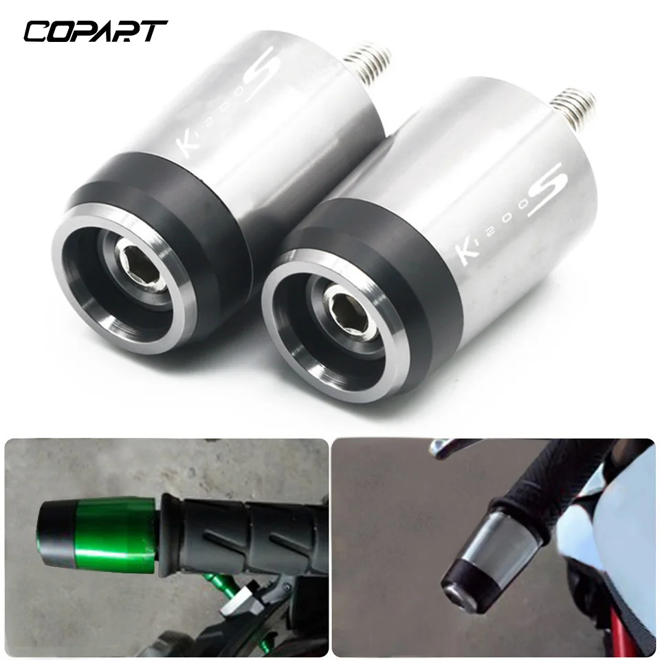 

For BMW K1200S K1200 S K 1200 S Motorcycle Accessories CNC Universal 7/8''22MM Handlebar Grips Handle Bar Grip End Cap Plug