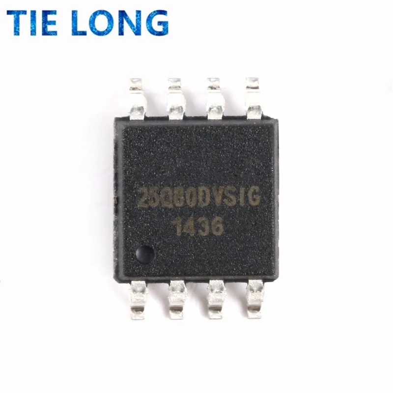 10pcs W25Q80DVSSIG W25Q80DVSIG 25Q80DVSSIG 25Q80DVSIG 25Q80DV 25Q80 SOP-8