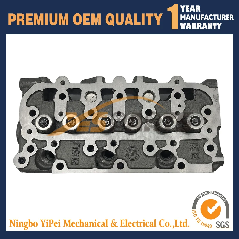 D902 D902-ET02 Cilinderkop voor Kubota KX41-3 BX24 BX2370D ZD323