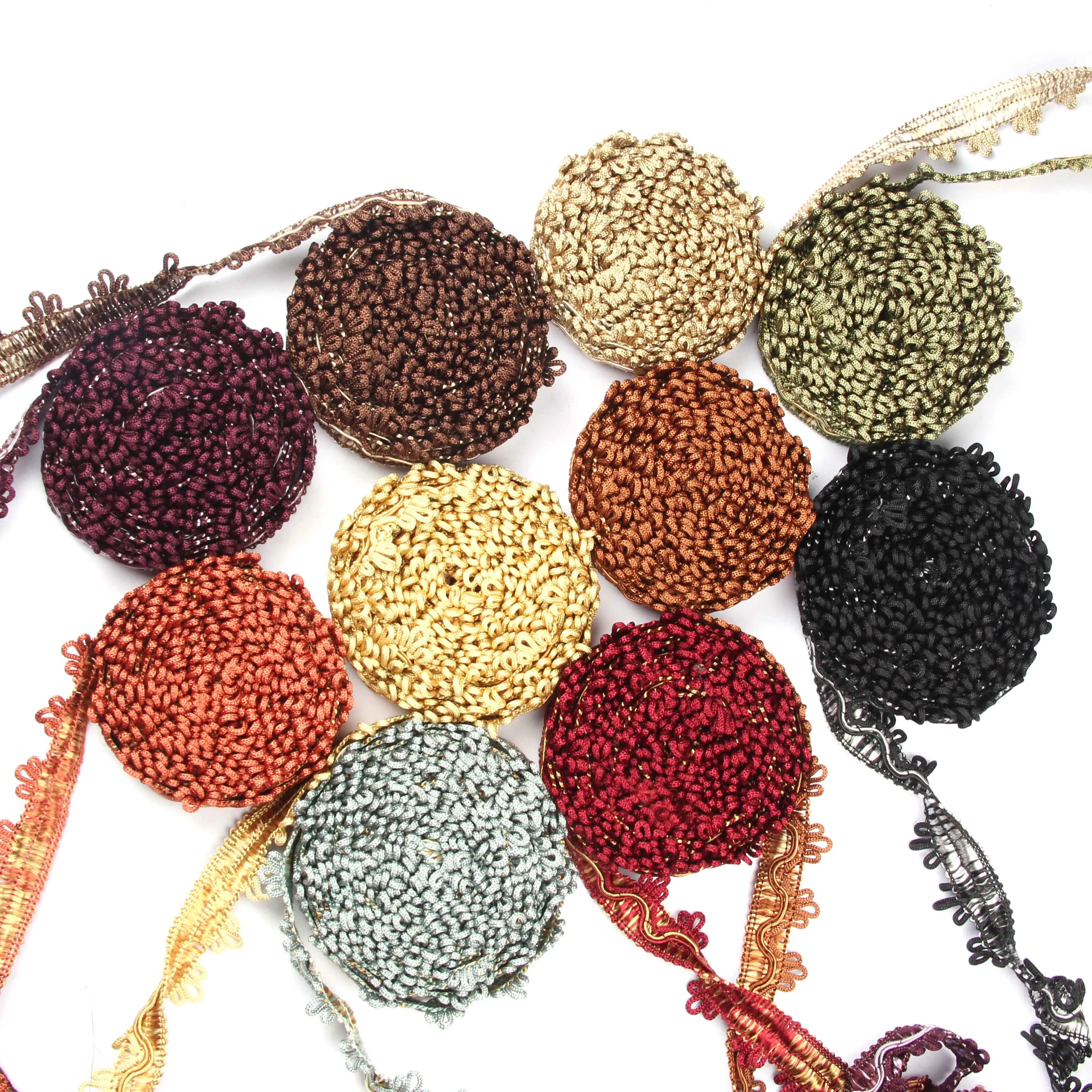 6 M/partij Kant Stof Voor Kledingstuk Naaien Accessoires Kwastje Fringe Naaien Trim Kussen Sofa Lace Edge Accessoires