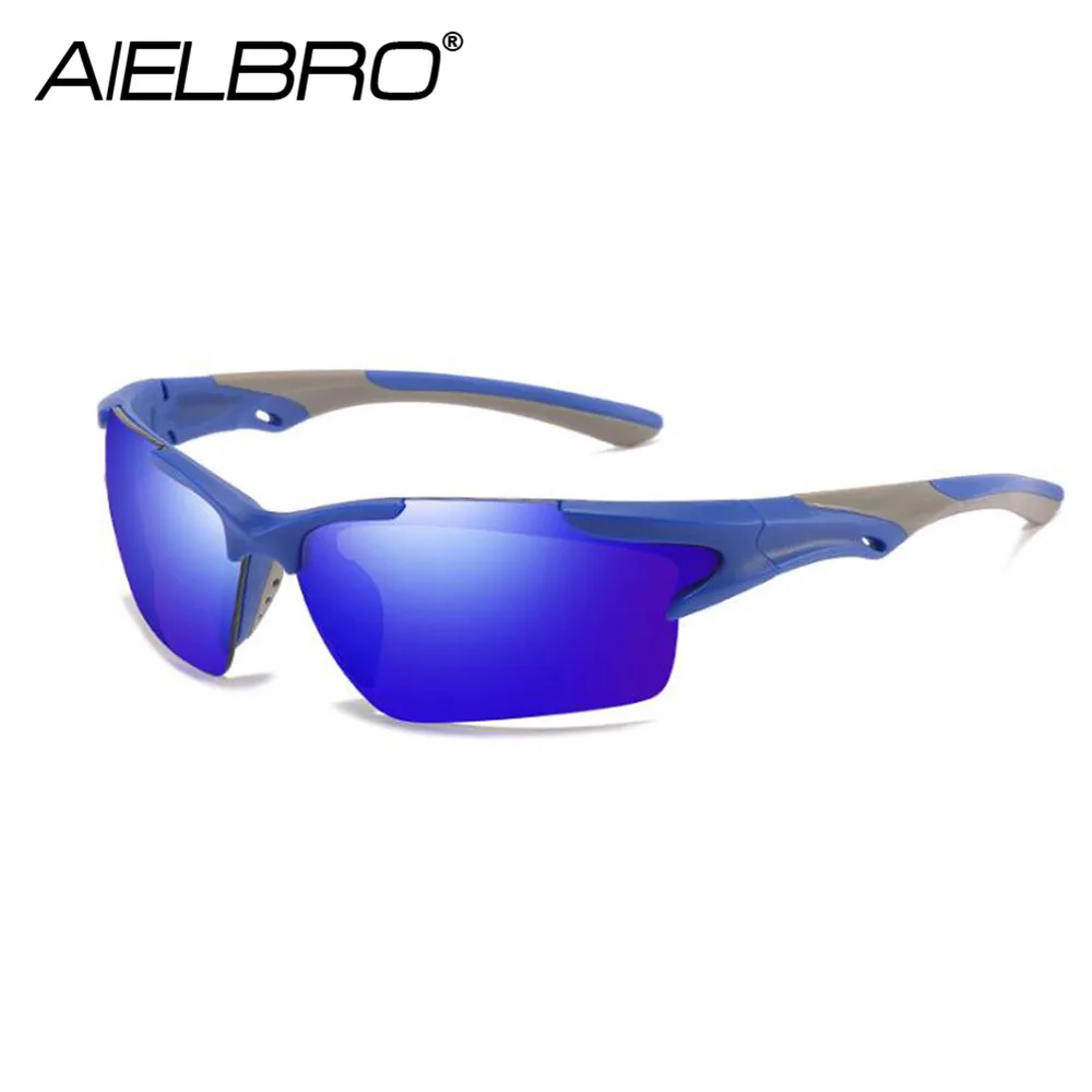 AIELBRO Cycling Eyewear Men\'s Sunglasses Cycling Sunglasses Outdoor Sports Man Cycling Glasses For Bicycle Glasses