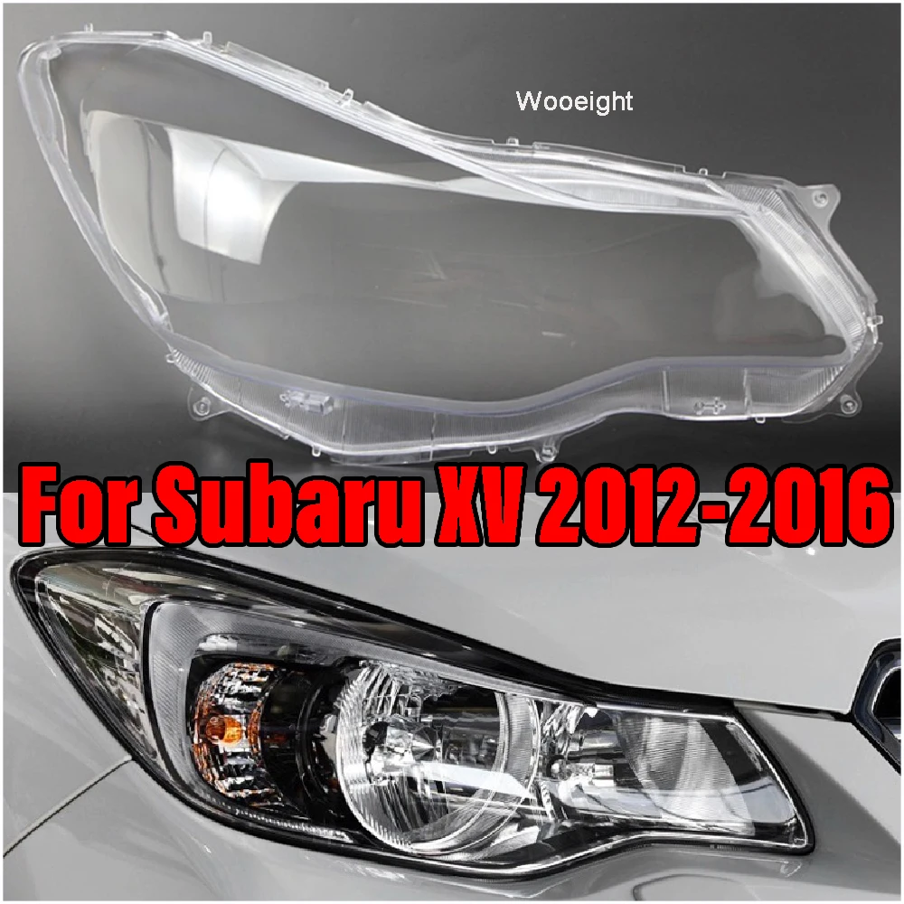 

Wooeight 1Pc Front Headlamps Transparent Lampshades Lamp Shell Masks Headlights Cover Len Fit For Subaru XV 2012-2016