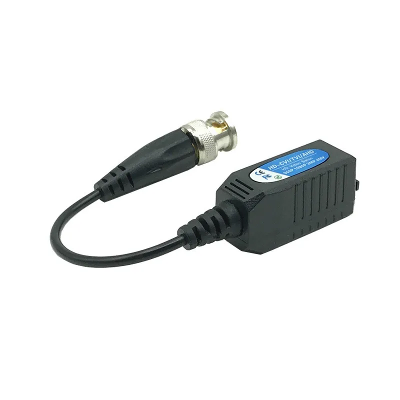 CCTV Accessories Passive HD 5MP BNC Video Balun Passive Twisted Pair Transmitter AHD/CVI/TVI/CVBS Camera Connector