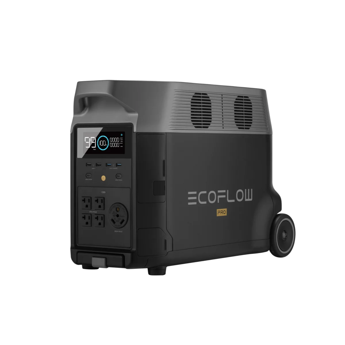 ECOFLOW DELTA Pro Power Station 3600W Outdoor Camping RV Backup Lithium Battery AC Output Fully Charge in 1.8 Hours