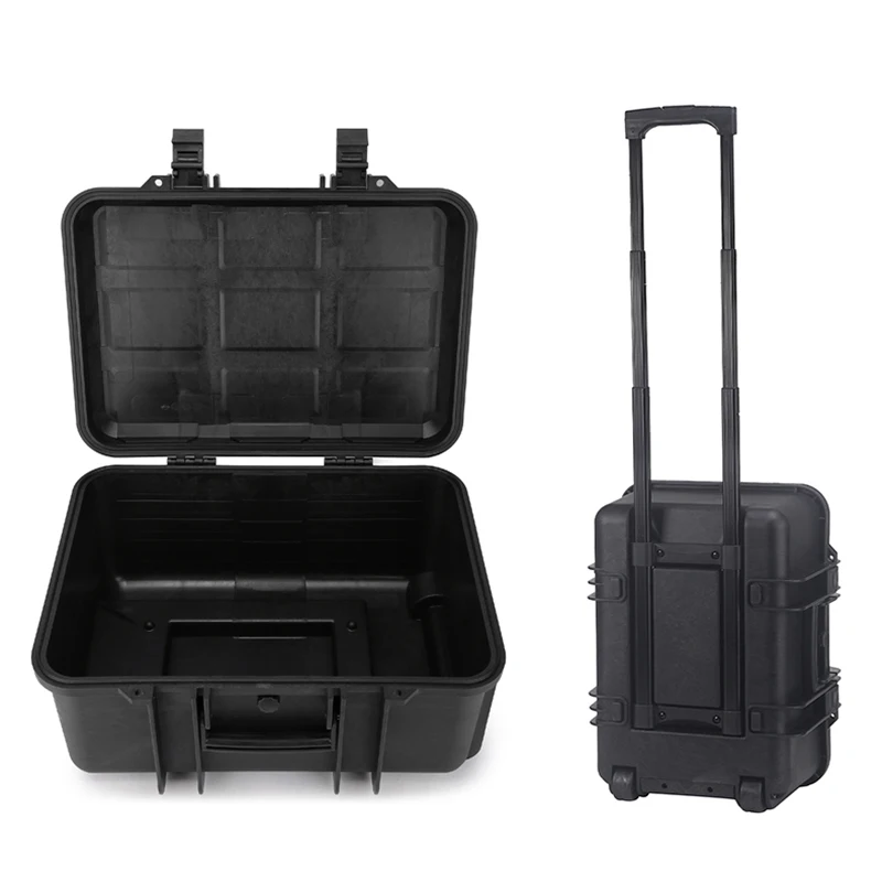 Portable Plastic Safety Protection Box Instrument Case Camera Equipment Waterproof Shockproof Tool Box W/sponge