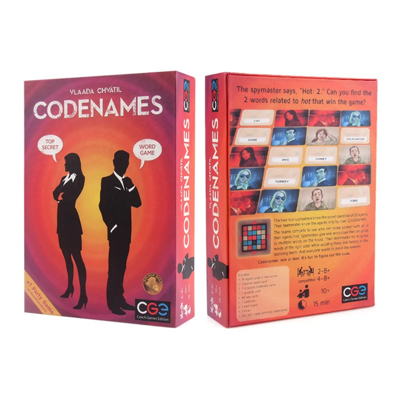 Confidential Action Codenames Board Game Family Friend Party Game Card Game