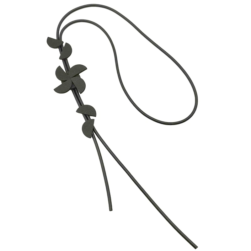 UKEBAY New Long Statement Necklaces For Women Sweater Chain Rubber Pendant Necklaces Gothic Jewelry Handmade Jewelry Accessories
