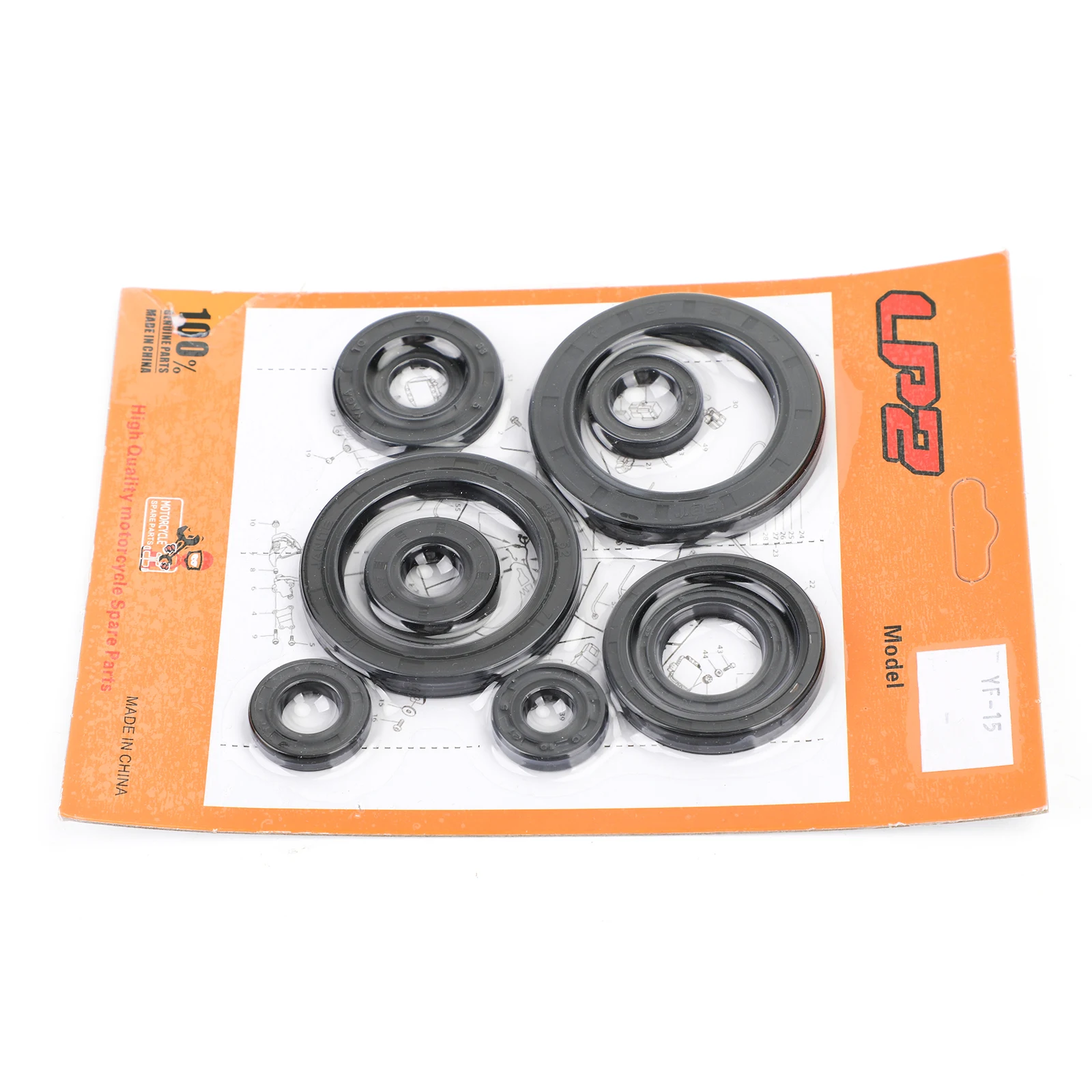 Areyourshop for Honda CRF450R CRF 450 R Off-Road 2002-2006 2003 2004 2005 Complete Engine Oil Seal Crankcase Kit 10pcs