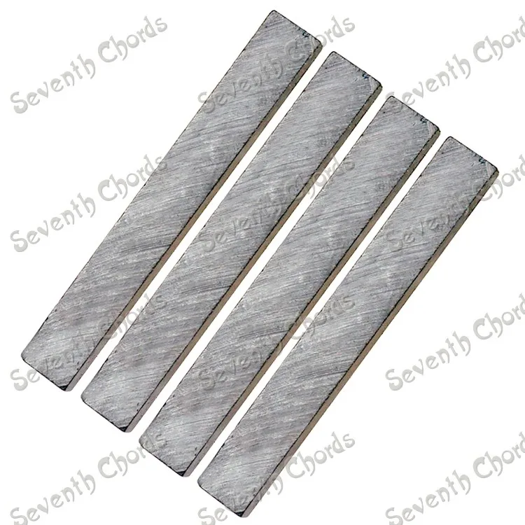 4 Pcs 60MM * 7.5MM * 5MM Mini Electric Guitar Humbucker Pickup Bar Magnet Producing Accessories