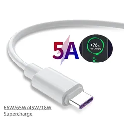 Original 65W GaN USB C Charger Cable for Samsung A51 A50 A21S A70 S9 S8 Quick Charge 3.0 Type C Fast USB Charger for poco X3 M3