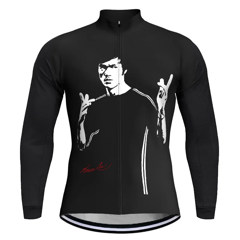 

Long Sleeve Cycling Jersey, Bruce, Bicycle Quick-Dry Shirt, Mountain Bike Clothing, Breathable Sports Tops, Motocross Jacket