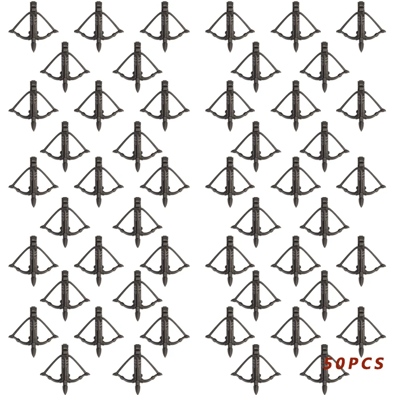 50PCS mediaeval times weapons for 4cm mini dolls military figures MOC building blocks brick toys for children