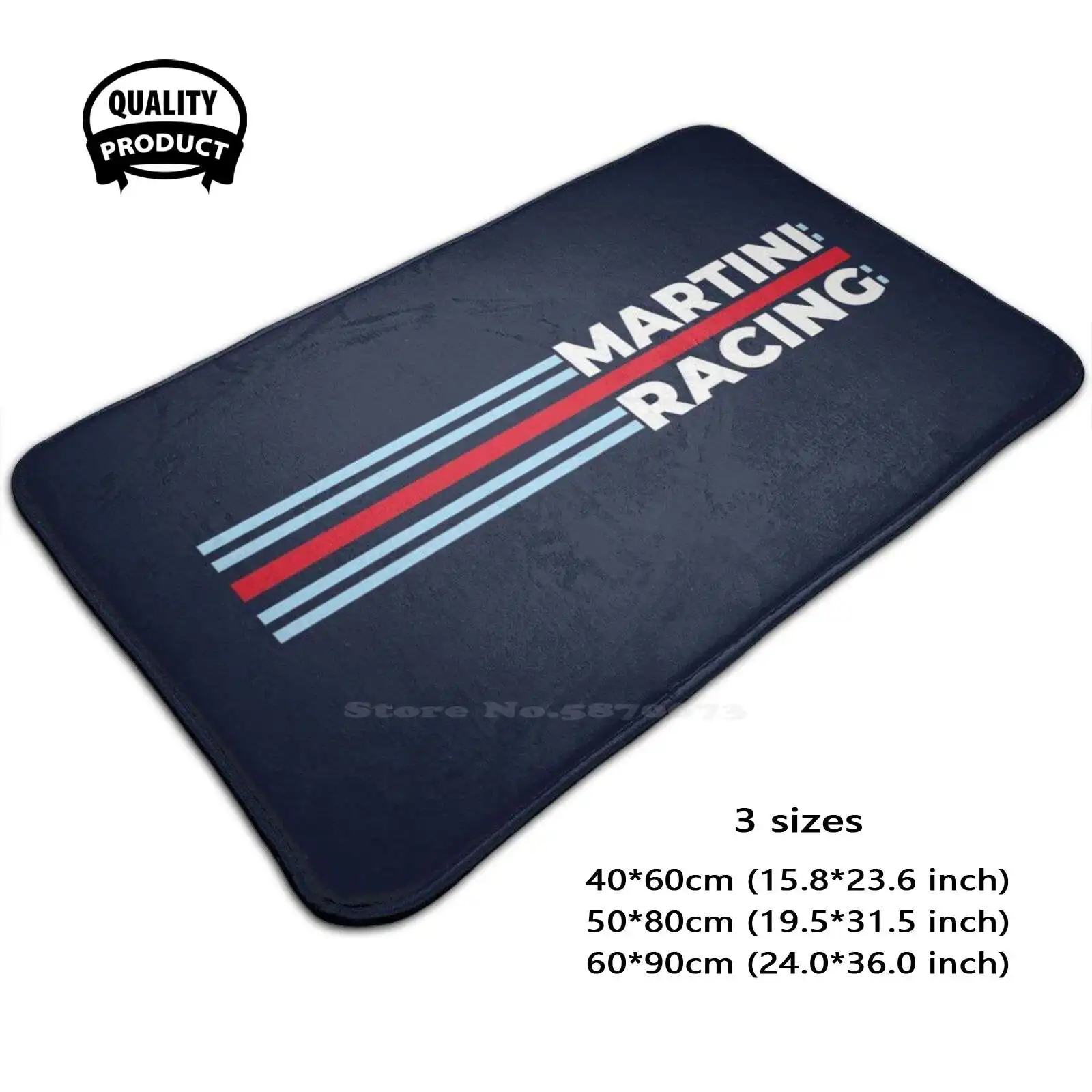 Martini Racing Soft Cushion Home Carpet Door Mat Car Rug Martini Maze Racing Driver Martini Racing Team Retro Vintage Racing