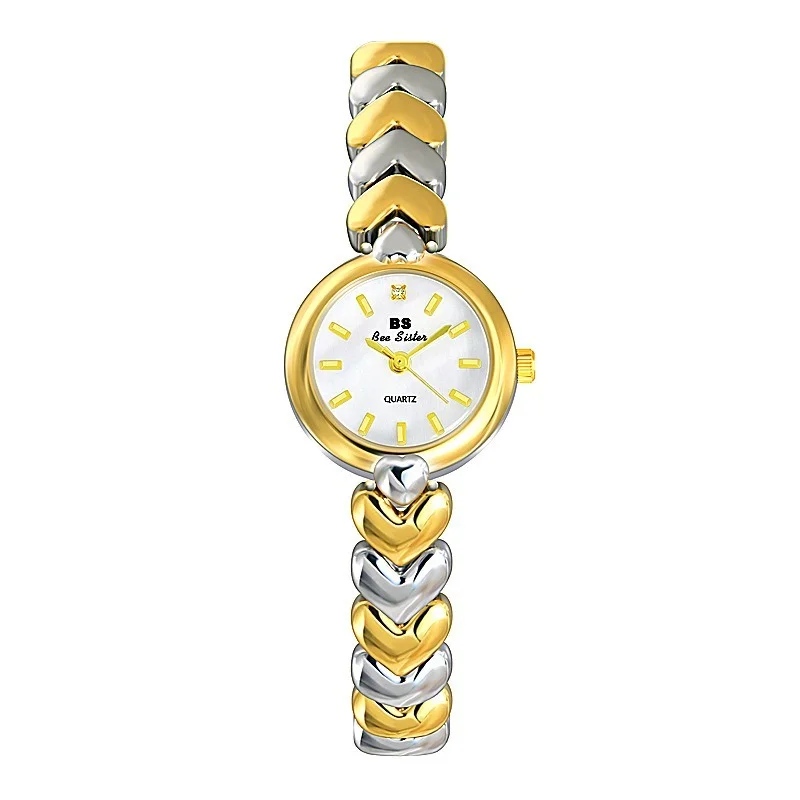 New Small Chain Watches for Woman Quartz Small Dial Gold Silver Rhinestone Wrist Watches Reloj Mujer 04512