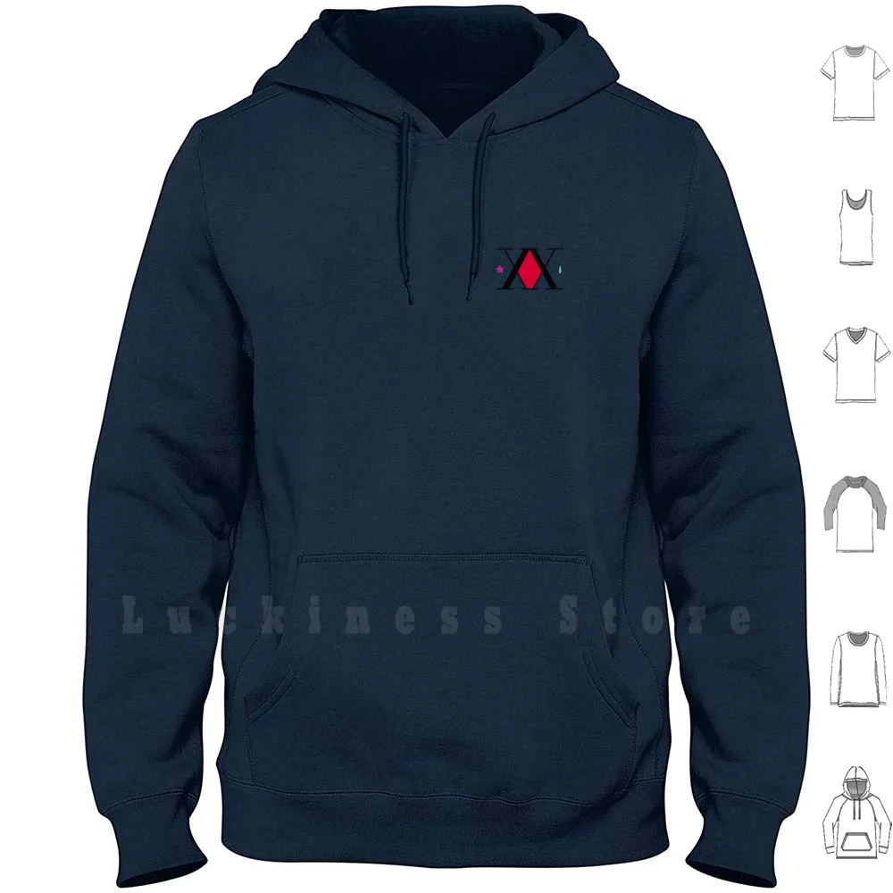 Hunter X Hunter Hoodies Long Sleeve Hunter Hunter X Hunter Hisoka Logo Japan Manga Animates Gon Kirua Shell