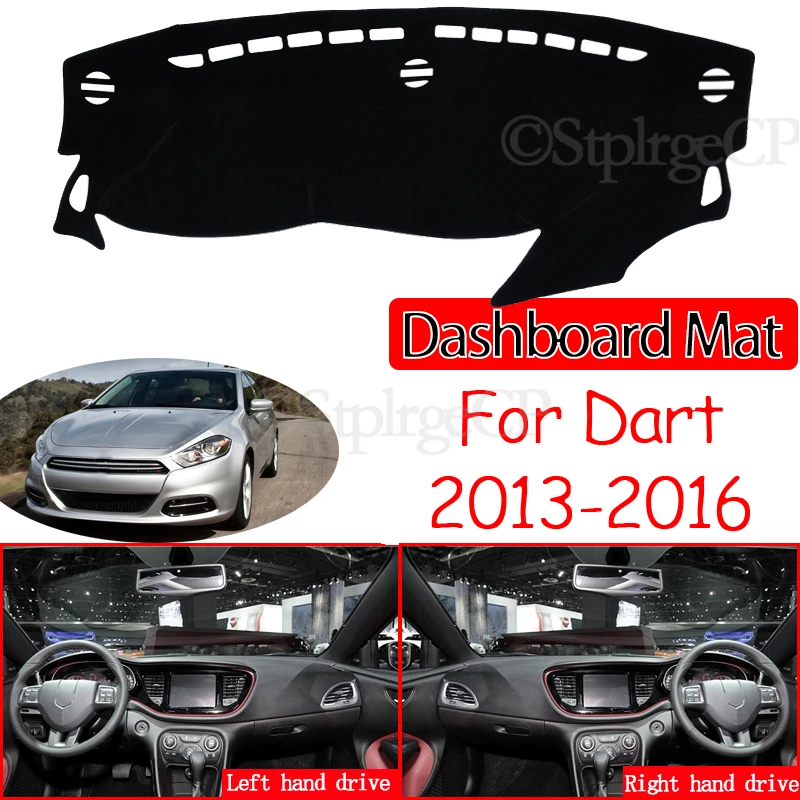 for Dodge Dart Fiat Viaggio 2013 2014 2015 2016 PF Anti-Slip Mat Dashboard Pad Sunshade Dashmat Protect Carpet Car Accessories