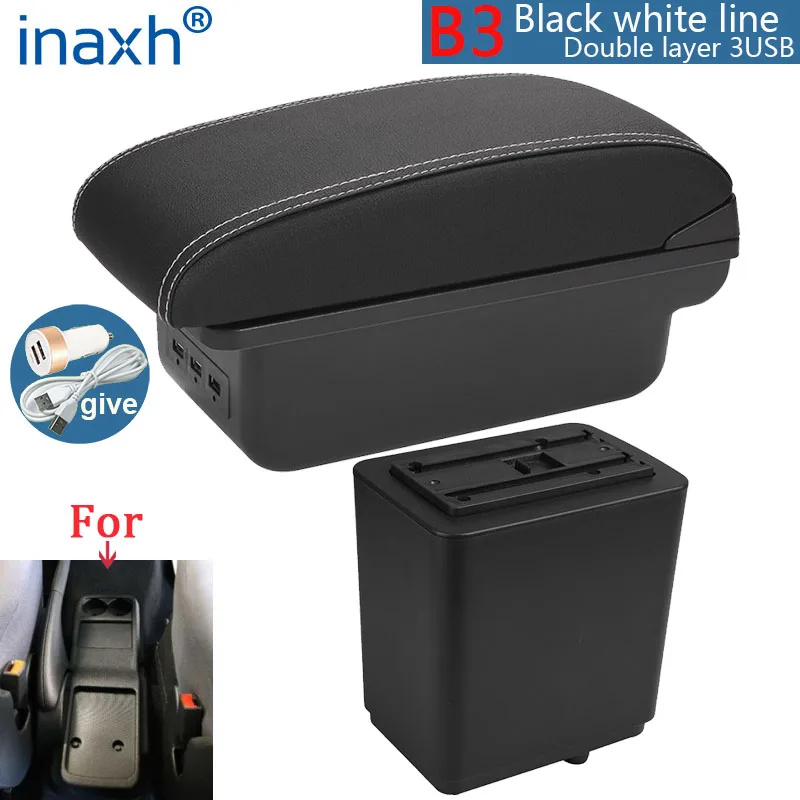 B3 Black white 3USB