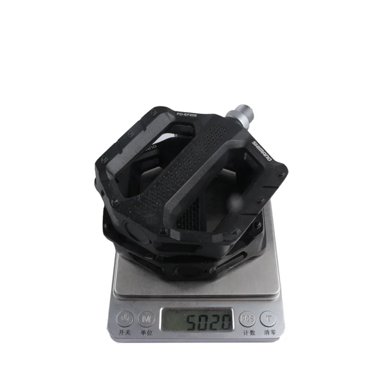 Shimano PD EF202 EF102 MTB Flat Pedal Casual Riding Mountain Bike Aluminum Alloy Pedals Black PD-EF202 With Original BOX