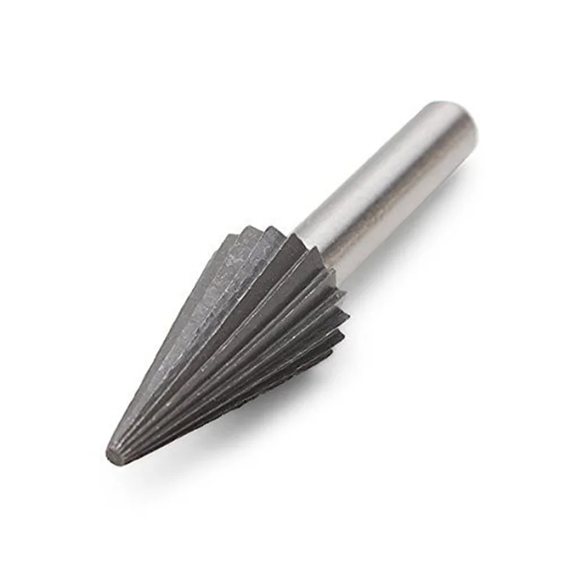 6 pz 1/4 ''6mm codolo incisione Bit Cutter, Burr intaglio del legno utensili rotanti-fresa Hss fresa in metallo duro Set di File rotanti