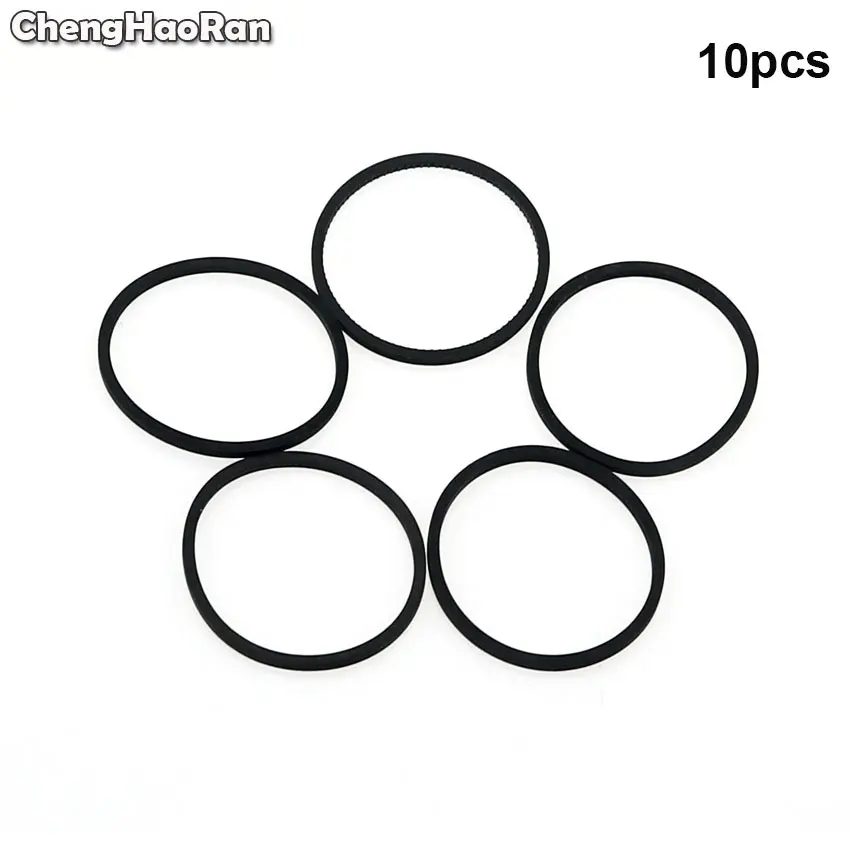 ChengHaoRan 10pcs DVD Disk Drive Rubber Belts Replacement for Microsoft Xbox 360 & Slim Stuck Disc Tray Accessories