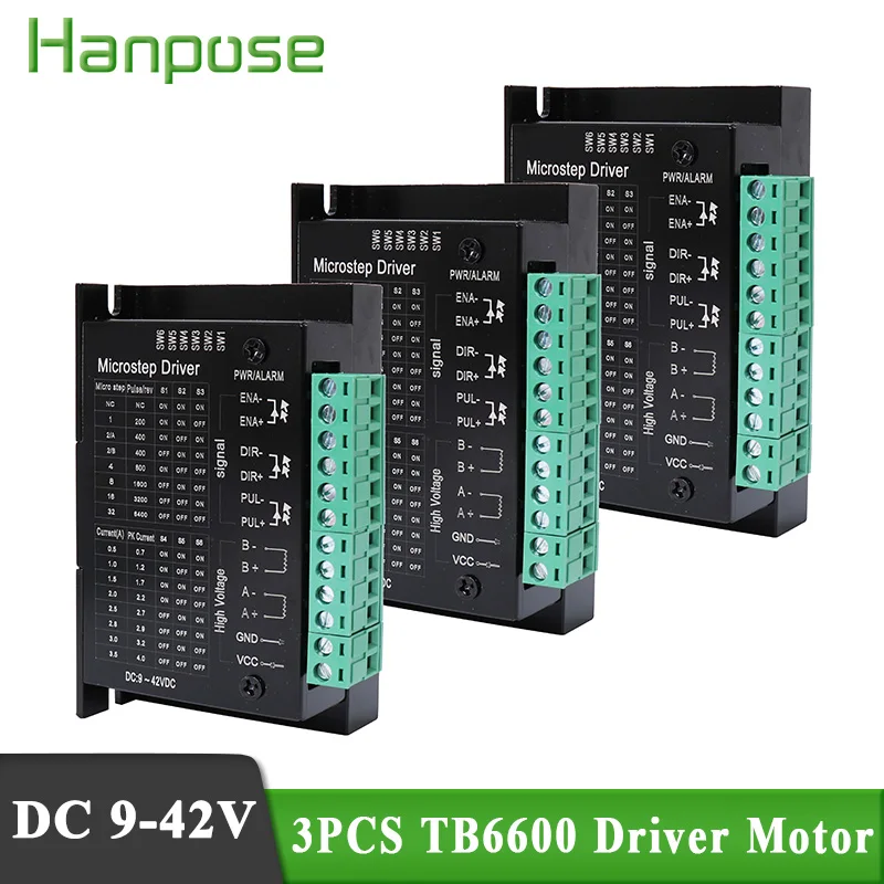 stepper motor driver para maquina de gravura stepping motor cnc tb6600 upgrade s109aftg nema17 4a dc942v pcs 01