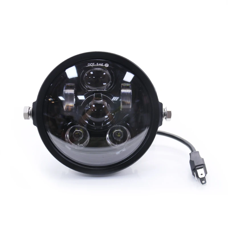 Motorcycle Headlamp led Front Light for Honda GS125 Yamaha Cafe Racer Bobber Scooter Refit Head Lamp Universal Motor Headlight