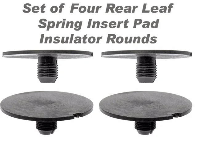 Rear Leaf Spring Plastic Insert Spacer (4 PCS) For 1999-2000 Cadillac / 1989-2019 Chevrolet GMC /  1996-2004 Oldsmobile Models