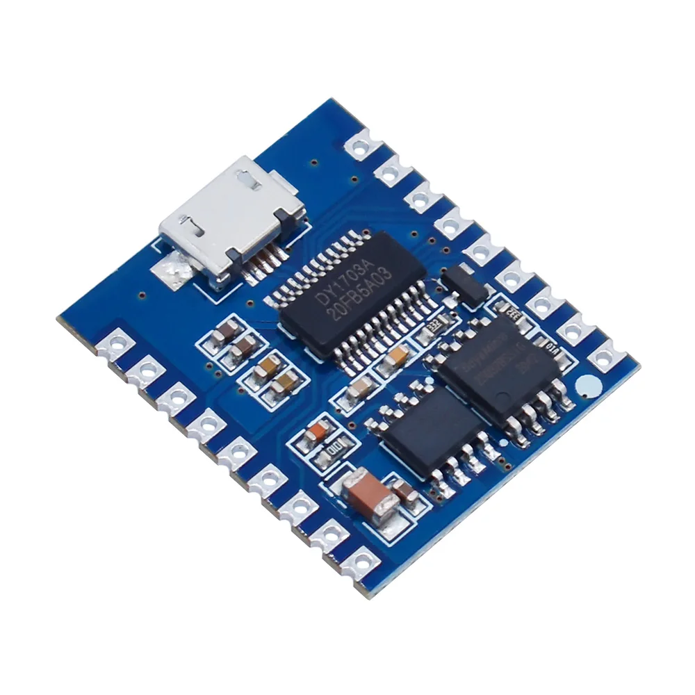 MP3 Player Module Voice Module 4MB Voice Playback IO Trigger Serial Port Control USB Download FLash DY-SV17F image 5