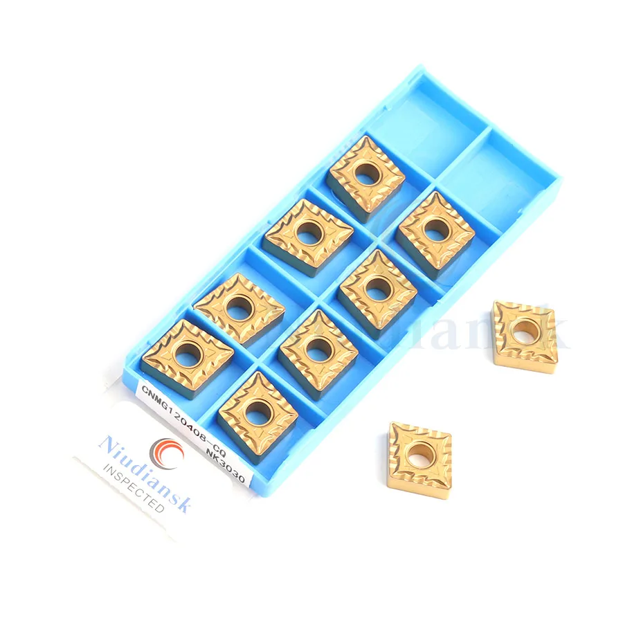 Inserts en carbure MCMNN1616H12-80 MCMNN2020K12-80 CNC, outils de tour, porte-outil externe, combinaison de tournage MCMNN2525M12-80, 10 pièces, CNMG1204