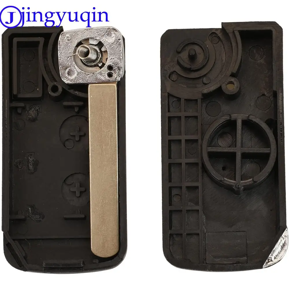 Jingyuqin 2 przyciski wymiana zmodyfikowany klucz Shell Case Fob pasuje do Subaru Forester Legacy Impreza Outback 2000 2001 2002