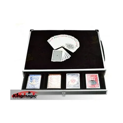 Magic Tricks Close Up Case Professional -Carrying Card Box -Stage Props -Accessary