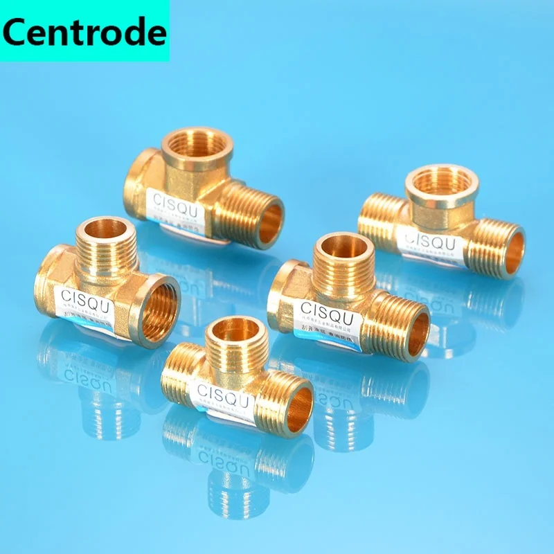 3/4 polegadas, todos os encaixes de cobre, 1/2 pol. rosca, três links, três fitas internas, dentro e fora