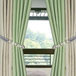 1PC Modern Curtain Tiebacks Rope Beaded Pearl Tie Backs Decorative Holdbacks Home Decoration Holders Accessories Brackets Rods