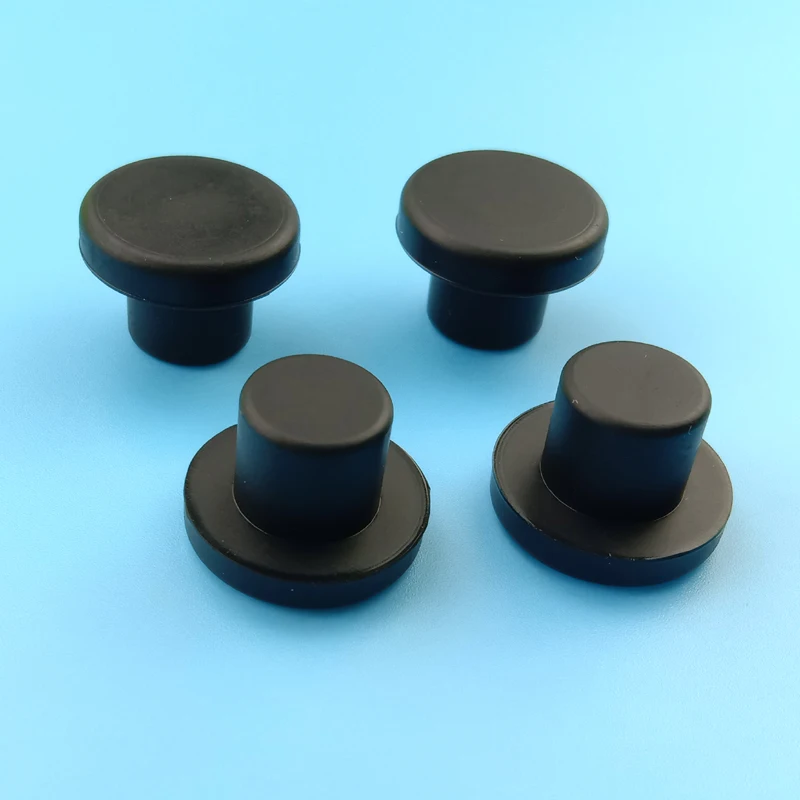 10pcs T type Silicone rubber Solid Plug Stopper Sealing Bung for hole 9mm 9.5mm 10mm 10.5mm 11mm Round end caps Screw Masking