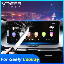 Vtear For Geely Coolray SX11 BelGee X50 Car GPS Navigation film Display Screen Protector interior Tempered Glass accessories