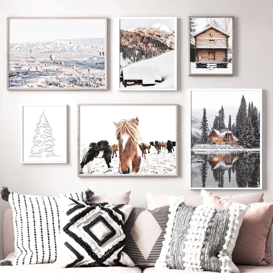 

Alps Зимний снег Пляж океан пейзаж настенная Картина на холсте скандинавские постеры и принты для спальни гостиной домашний Декор без рамки