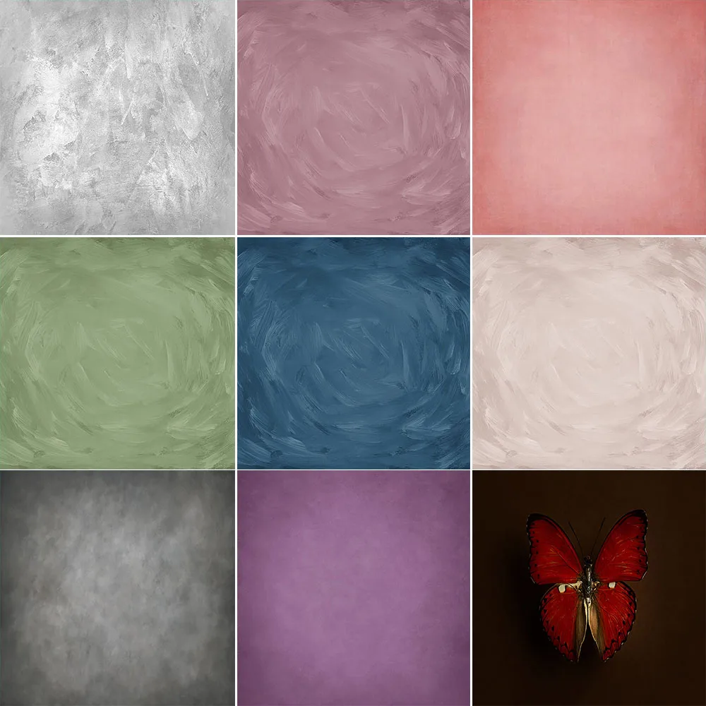 Solid Color Children Portrait Backdrop Abstract Texture Photography Adult Newborn Birthday Background Retro Baby Art Studio Prop