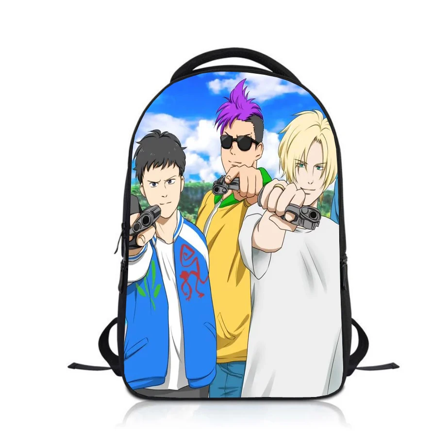 Anime BANANA FISCH Studenten Kinder Rucksack Schule Tasche Kinder Cartoon Rucksack Jungen Mädchen Rucksack kinder Bookbag Satchel