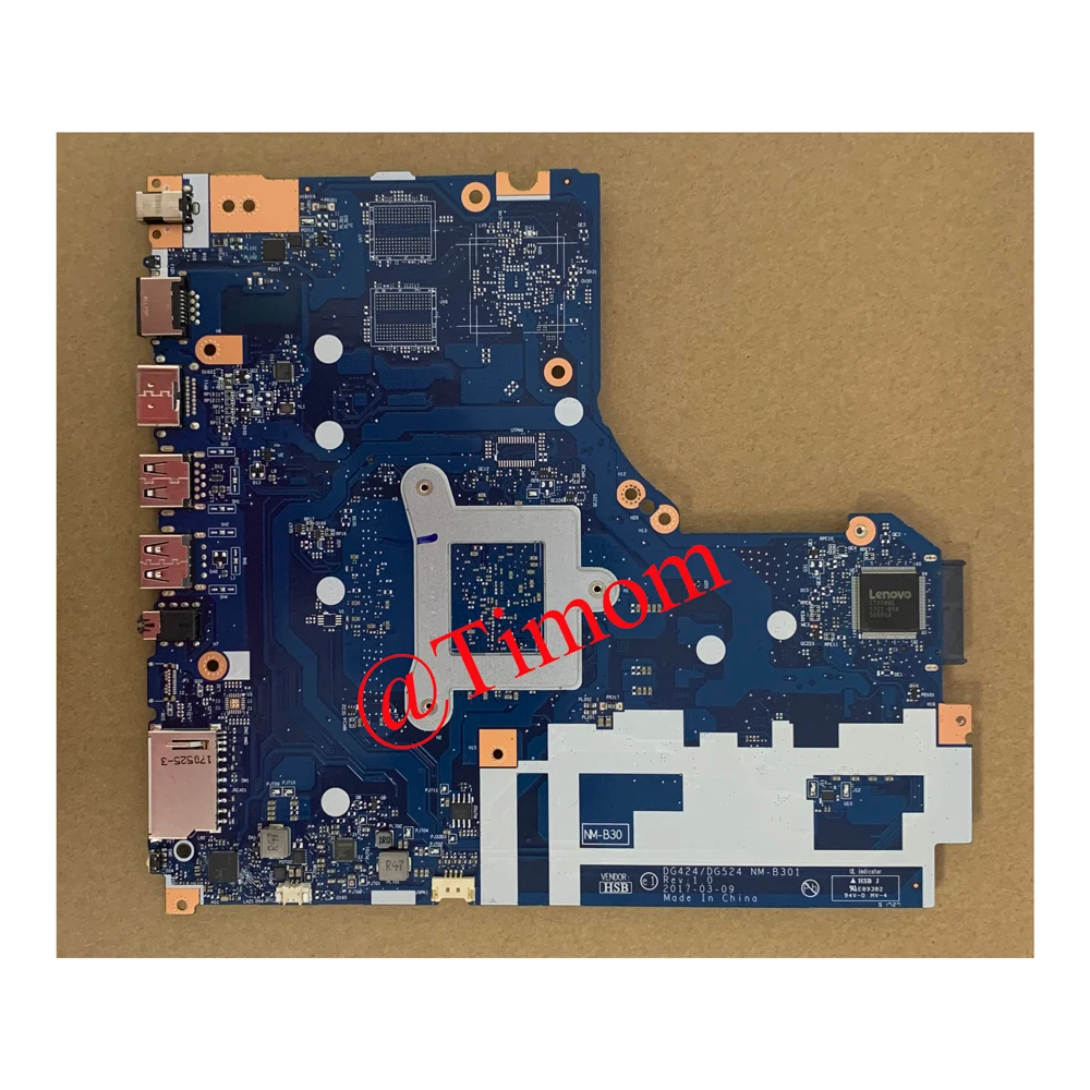 Imagem -03 - para Ideapad 32014iap 80xq Portátil Integrado Placa-mãe Nm-b301 Fru pn 5b20p19712 5b20p19720 N4200u